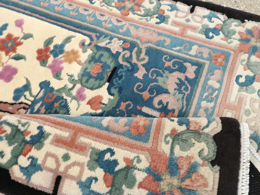 Vintage Chinese Deco Rug, No.30339 - Gsblank