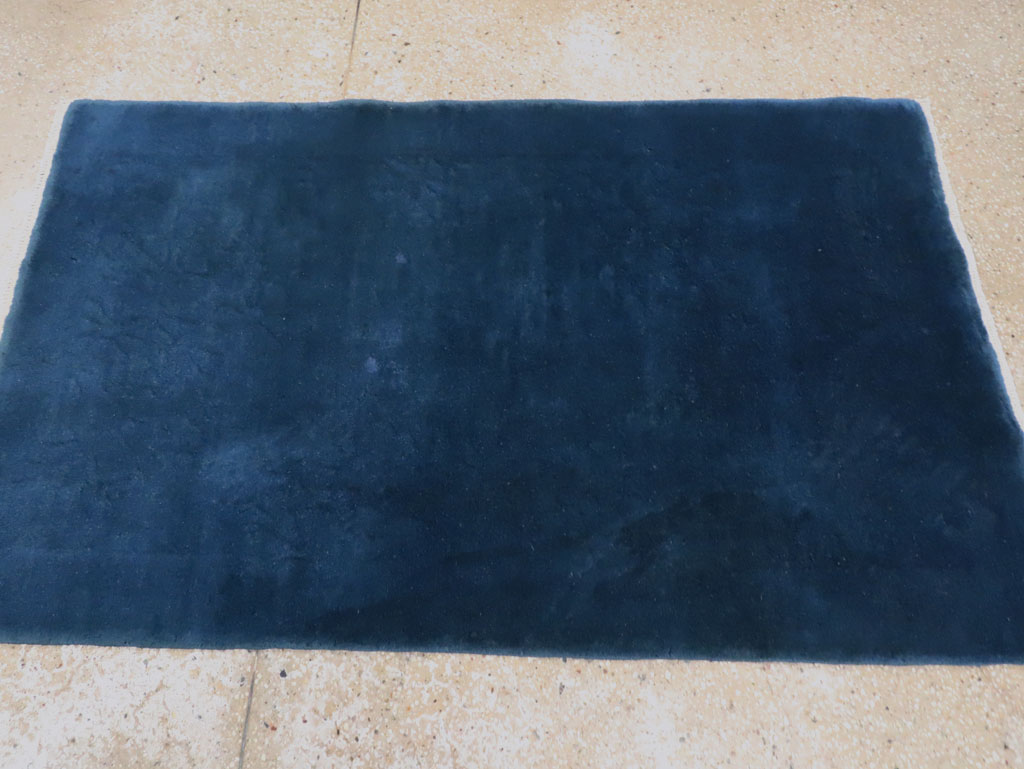 Mid-20th Century Chinese Art Deco Throw Rug, No.30340 - Gsblank