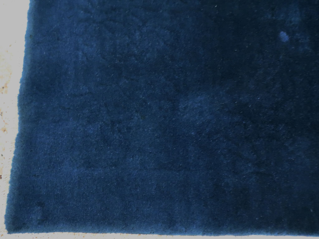 Mid-20th Century Chinese Art Deco Throw Rug, No.30340 - Gsblank