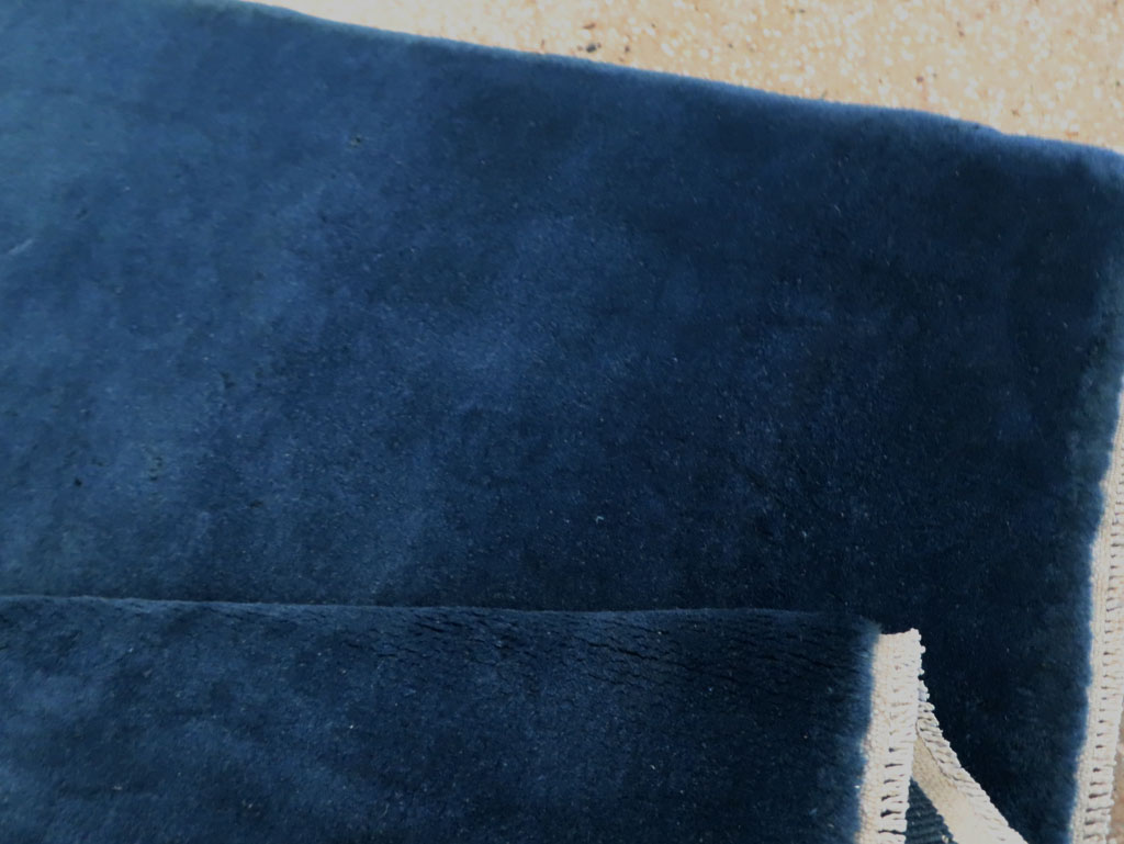 Mid-20th Century Chinese Art Deco Throw Rug, No.30340 - Gsblank