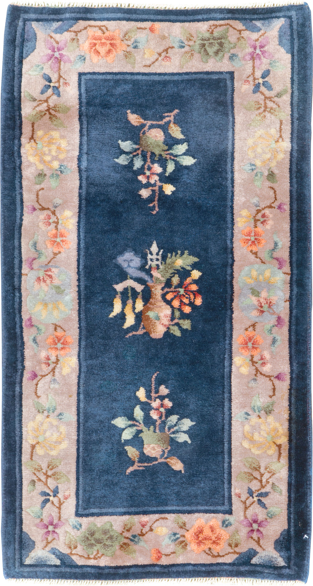 Vintage Chinese Deco Rug, No.30347 - Gsblank
