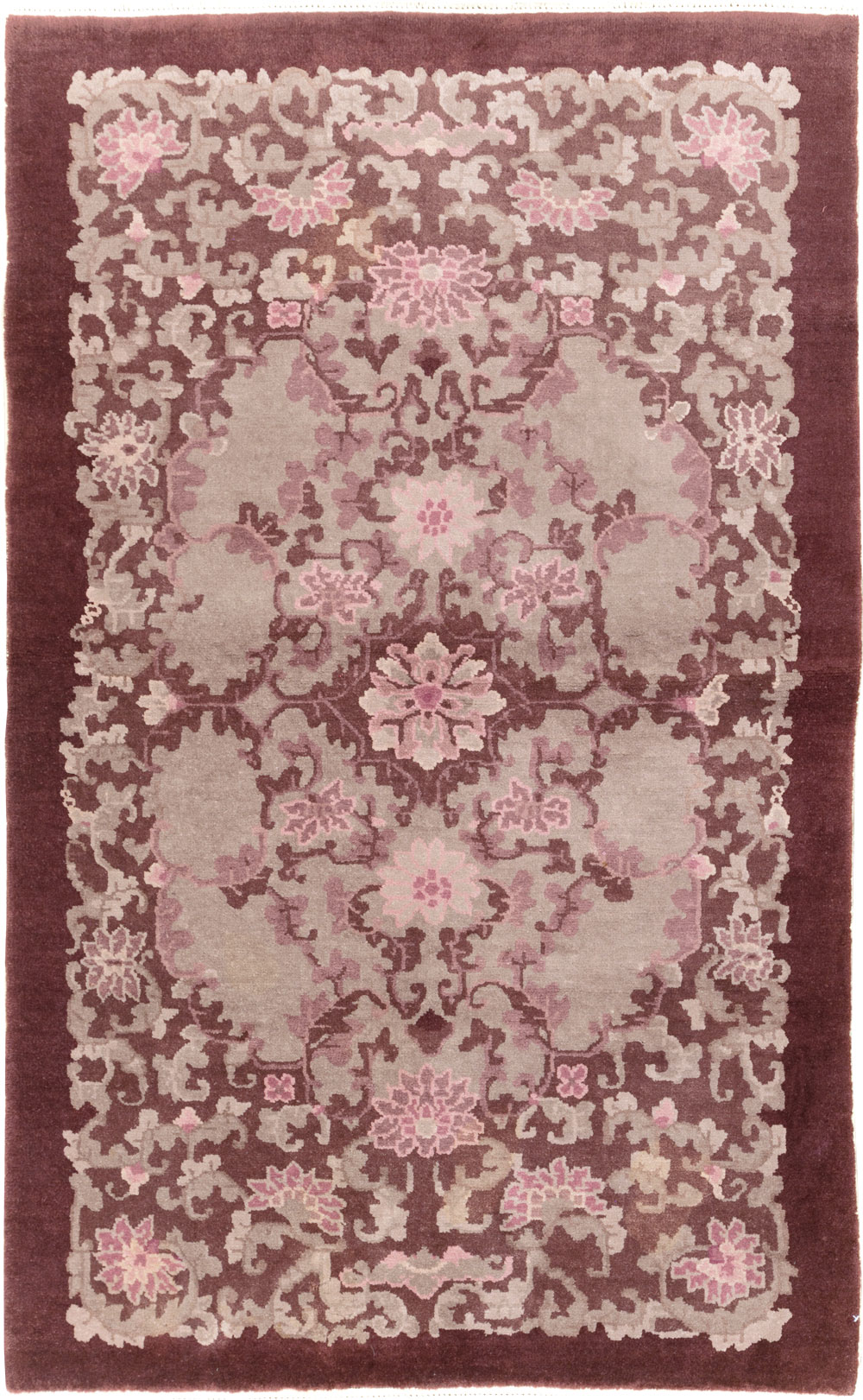 Mid-20th Century Chinese Art Deco Rug, No.30353 - Gsblank