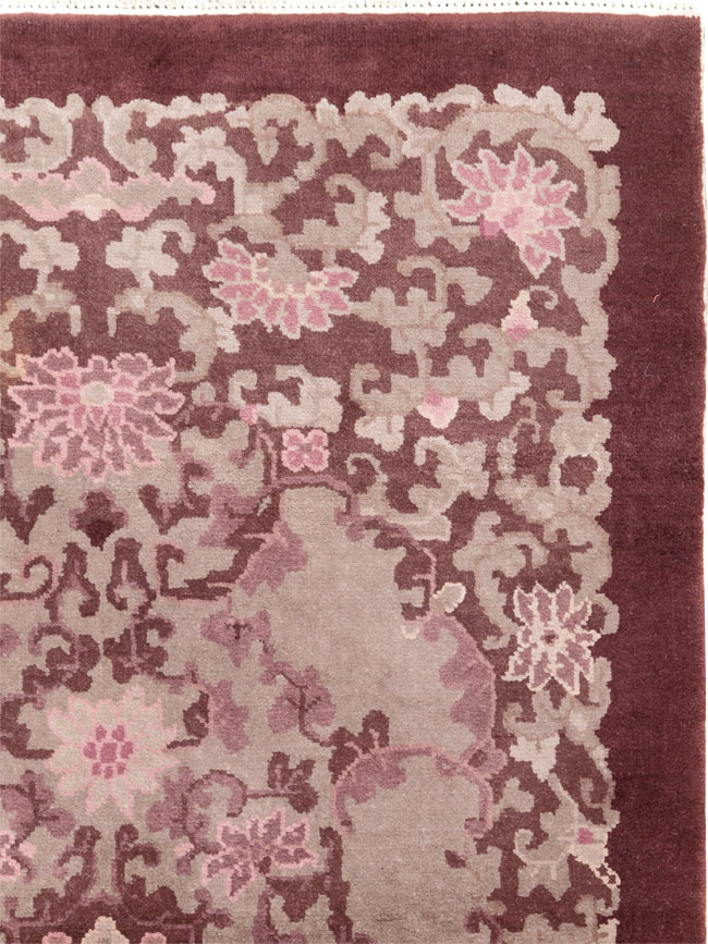 Mid-20th Century Chinese Art Deco Rug, No.30353 - Gsblank