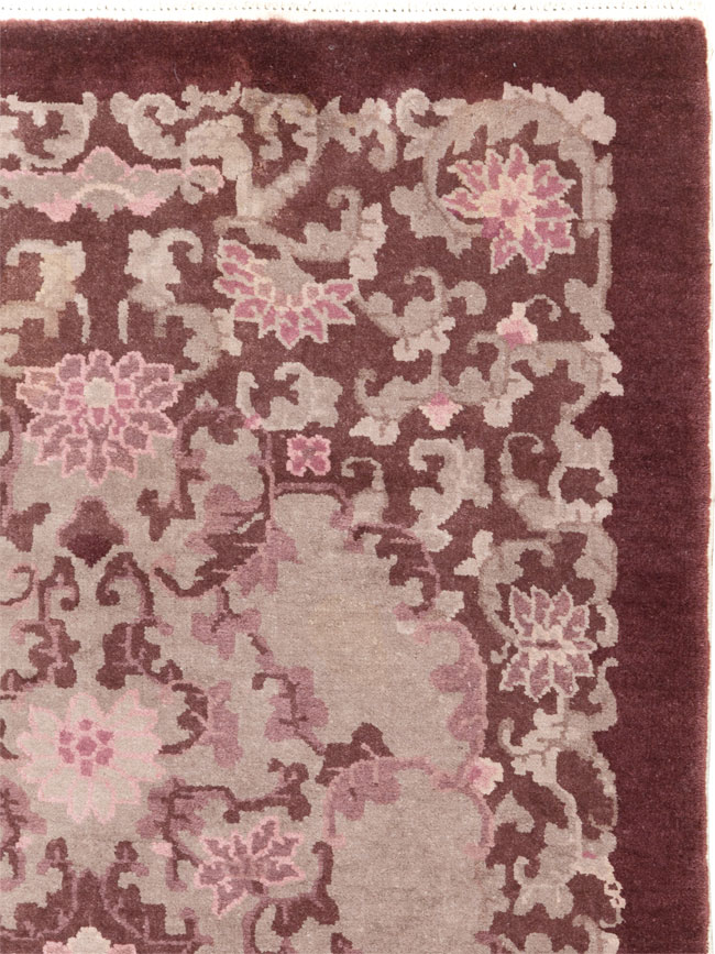 Mid-20th Century Chinese Art Deco Rug, No.30353 - Gsblank