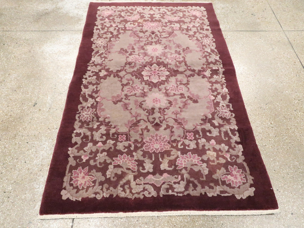 Mid-20th Century Chinese Art Deco Rug, No.30353 - Gsblank