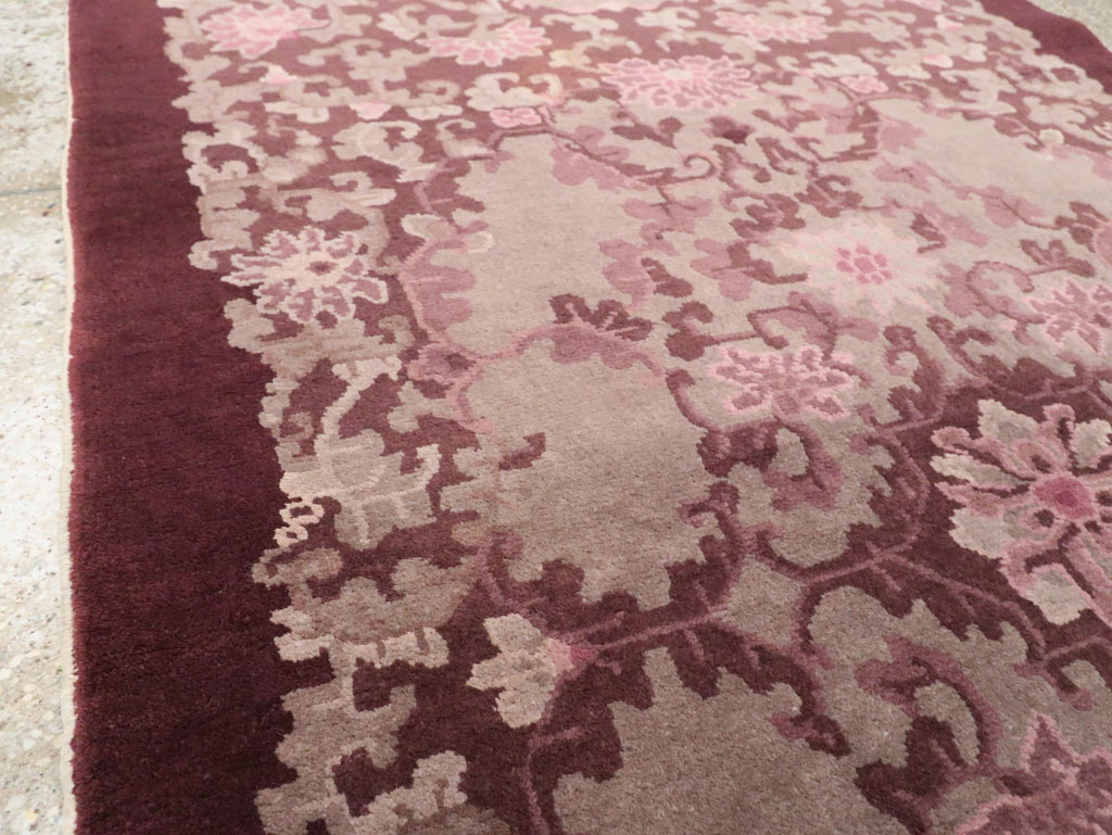 Mid-20th Century Chinese Art Deco Rug, No.30353 - Gsblank