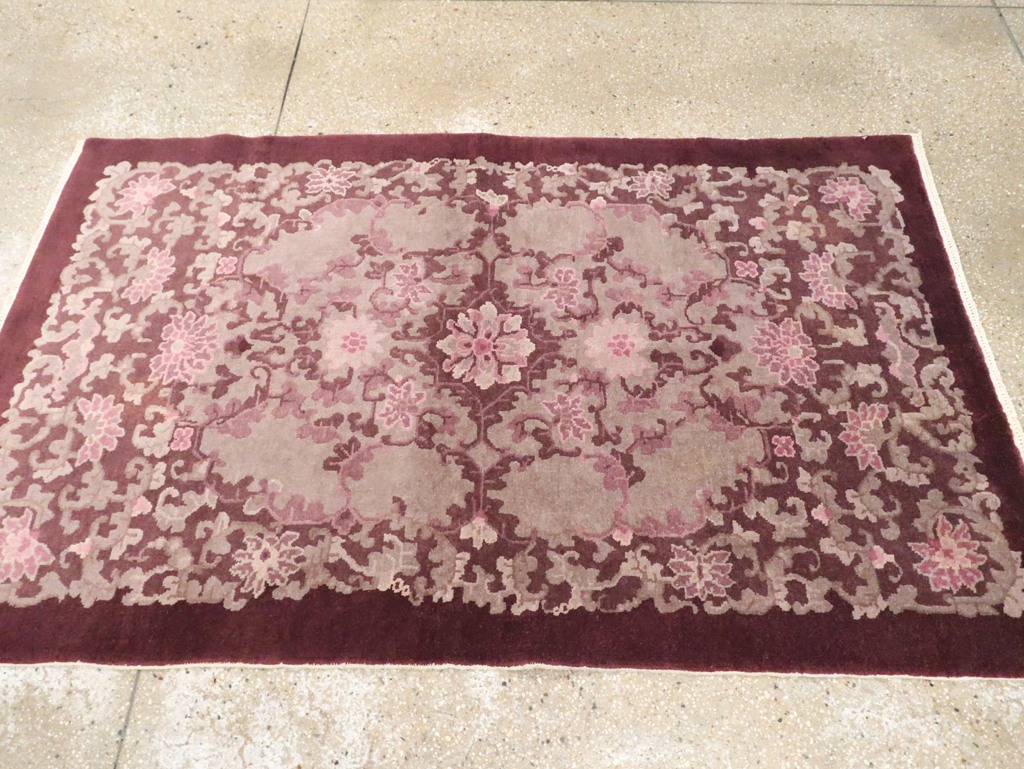 Mid-20th Century Chinese Art Deco Rug, No.30353 - Gsblank