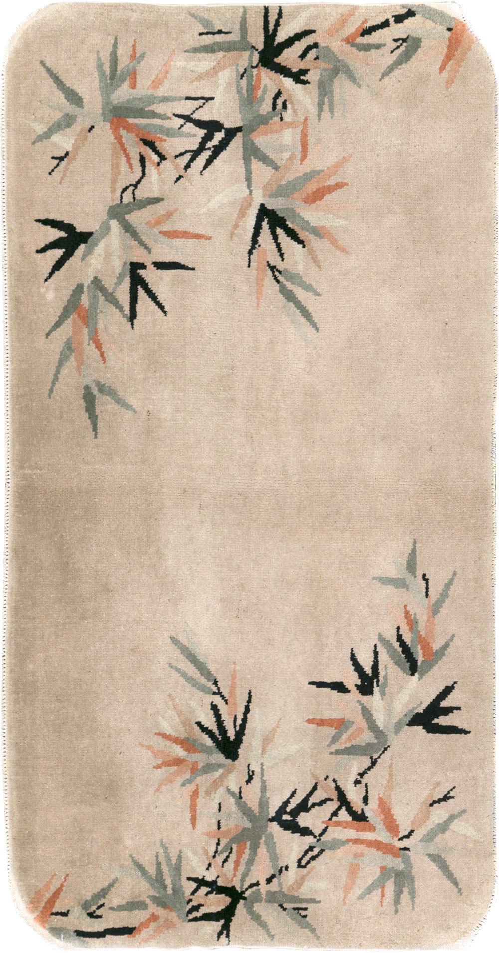 Vintage Chinese Deco Rug, No.30358 - Gsblank