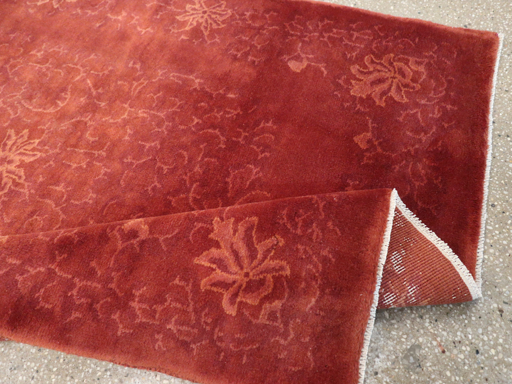 Vintage Chinese Art Deco Accent Rug, No.30359 - Gsblank