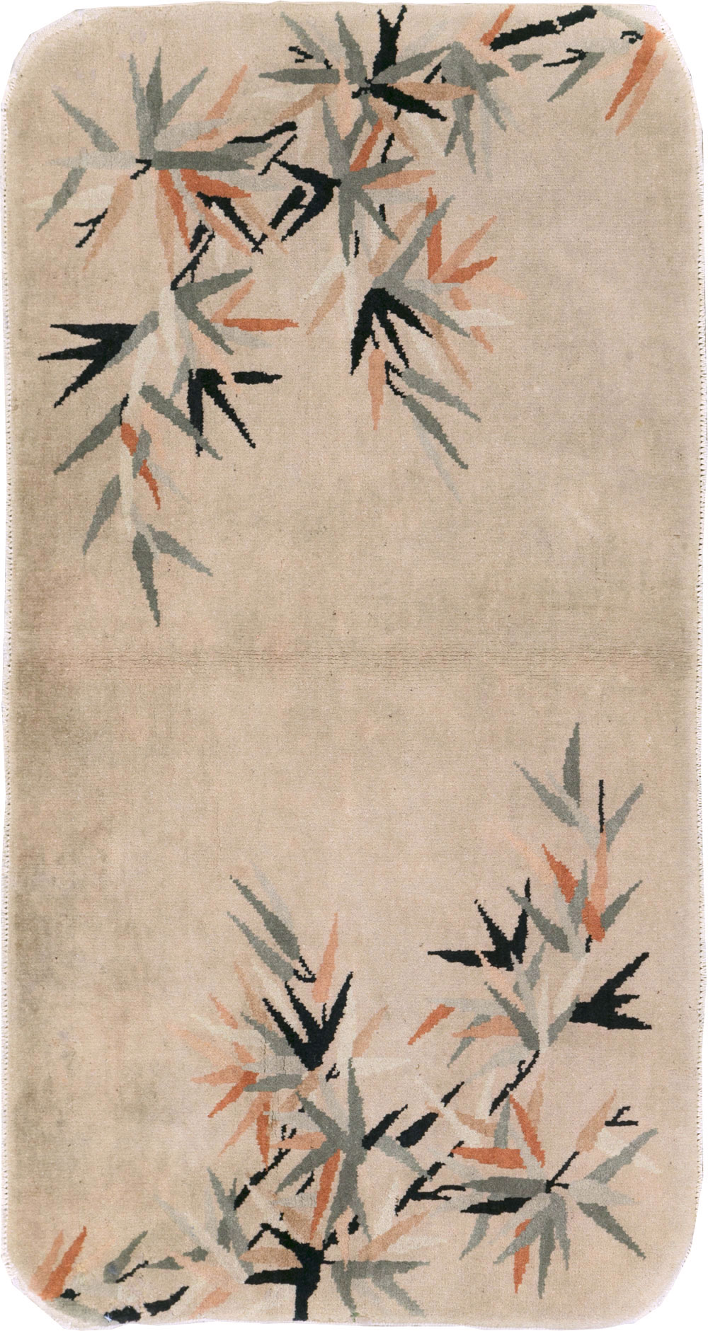 Vintage Chinese Deco Rug, No.30360 - Gsblank