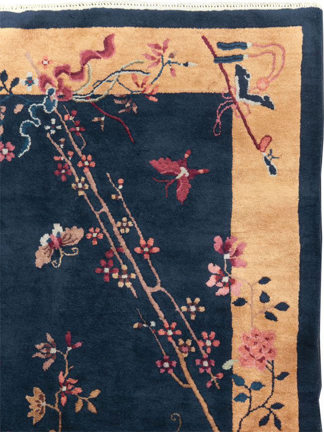 Mid-20th Century Handmade Chinese Art Deco Rug, No.30370 - Gsblank