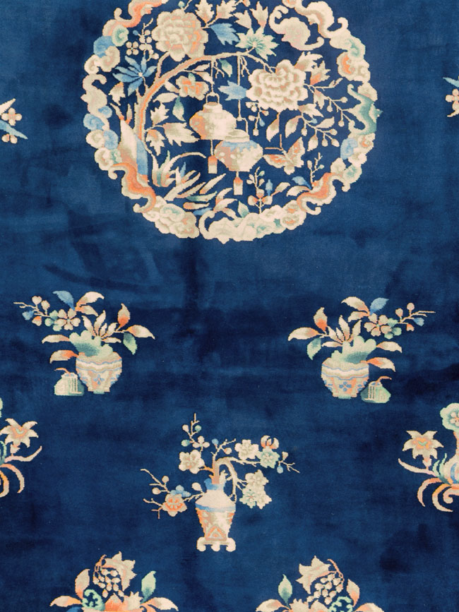 Mid-20th Century  Chinese Art Deco Room Size Carpet, No.30371 - Gsblank