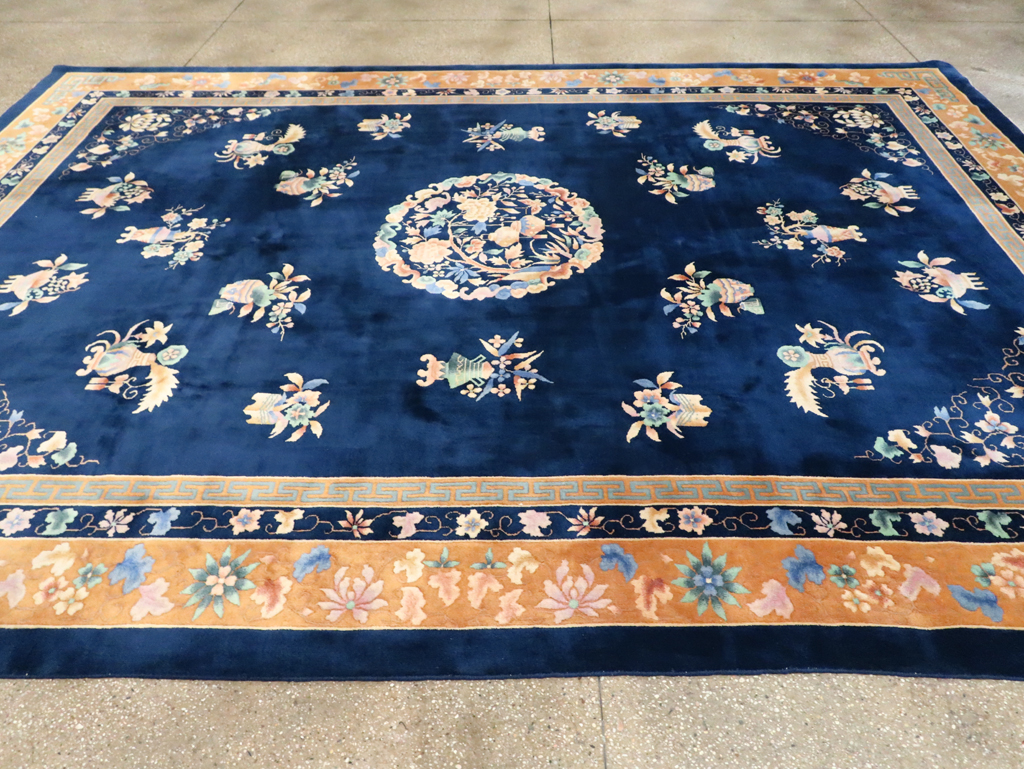 Mid-20th Century  Chinese Art Deco Room Size Carpet, No.30371 - Gsblank
