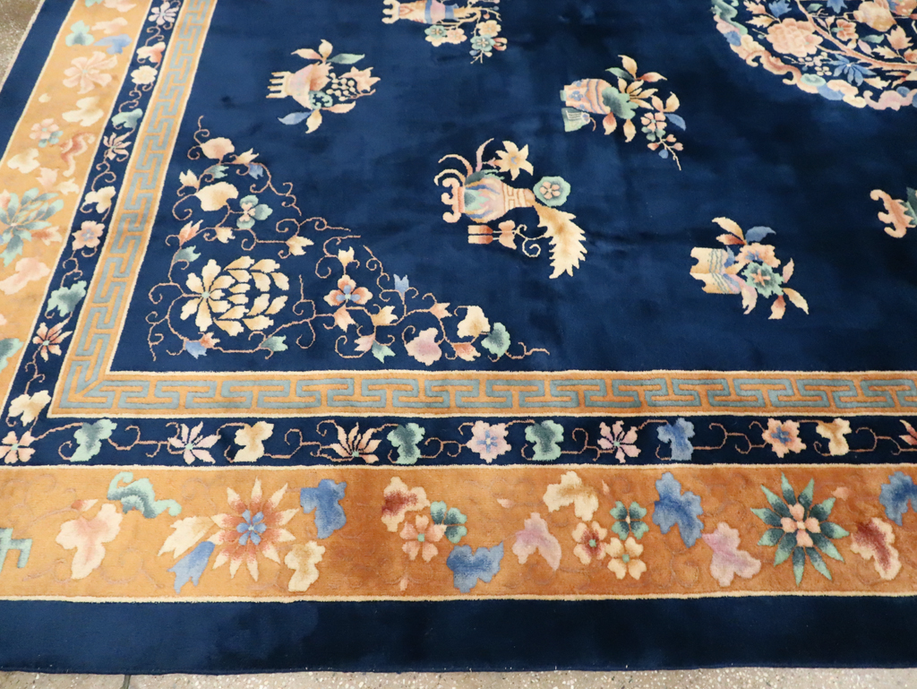 Mid-20th Century  Chinese Art Deco Room Size Carpet, No.30371 - Gsblank