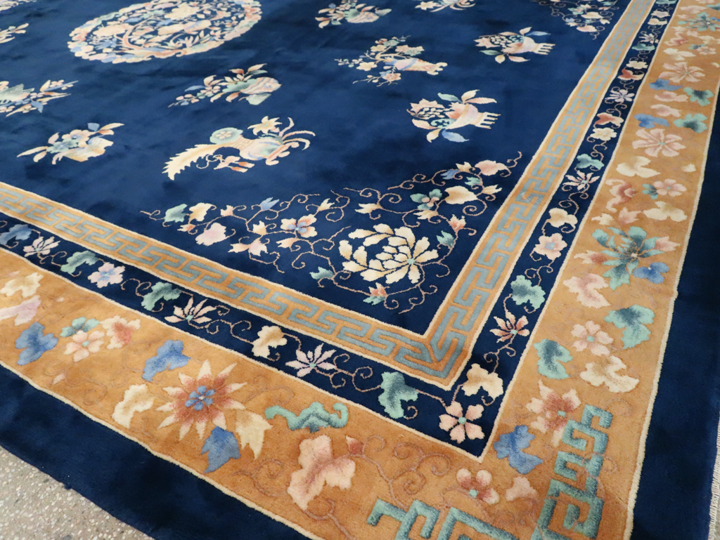 Mid-20th Century  Chinese Art Deco Room Size Carpet, No.30371 - Gsblank