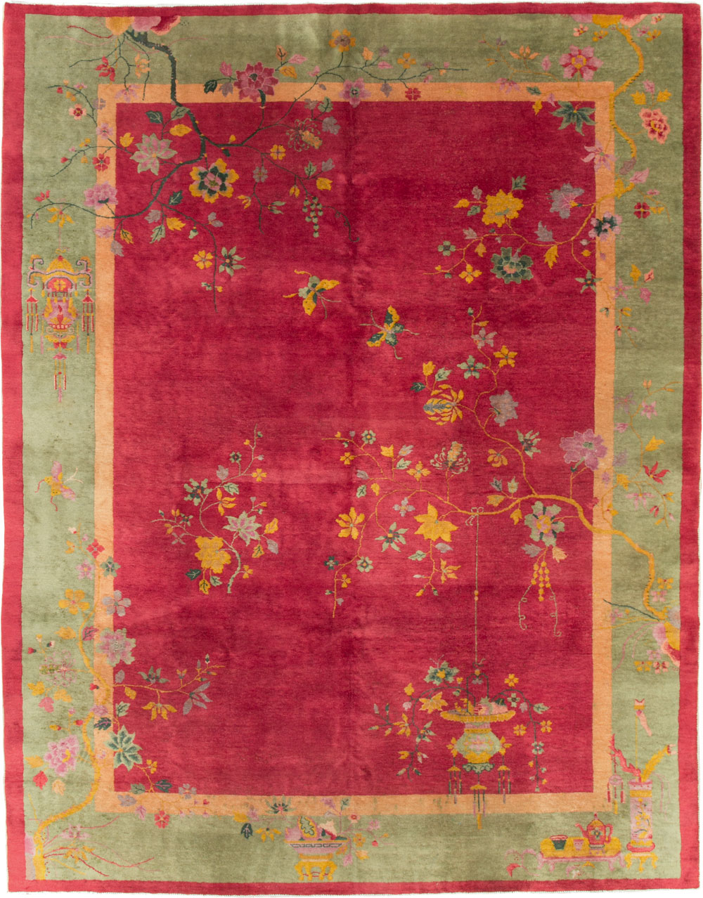 Mid-20th Century Chinese Art Deco Carpet, No.30373 - Gsblank
