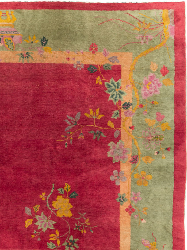 Mid-20th Century Chinese Art Deco Carpet, No.30373 - Gsblank