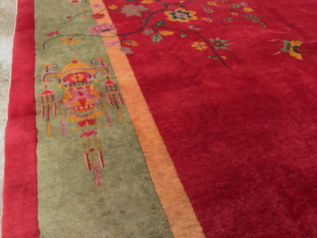Mid-20th Century Chinese Art Deco Carpet, No.30373 - Gsblank