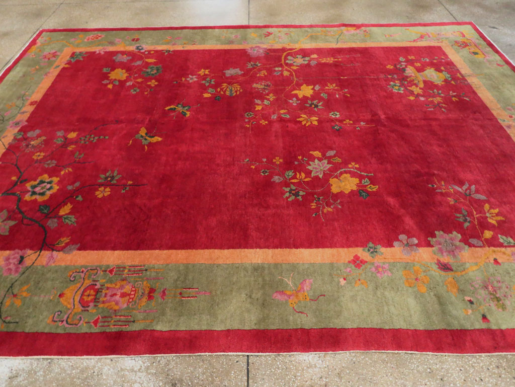 Mid-20th Century Chinese Art Deco Carpet, No.30373 - Gsblank