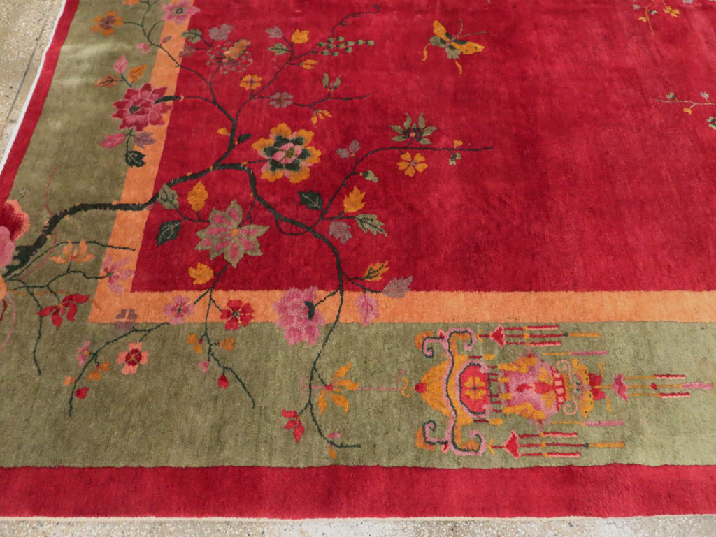 Mid-20th Century Chinese Art Deco Carpet, No.30373 - Gsblank