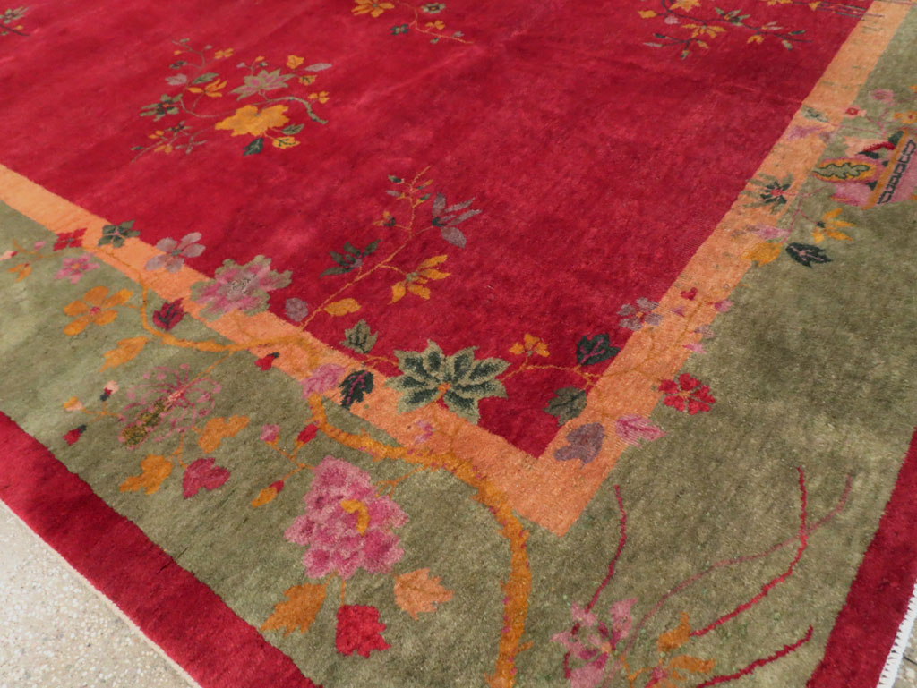 Mid-20th Century Chinese Art Deco Carpet, No.30373 - Gsblank