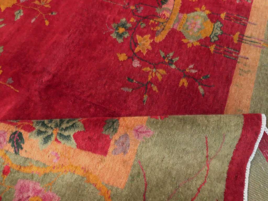 Mid-20th Century Chinese Art Deco Carpet, No.30373 - Gsblank