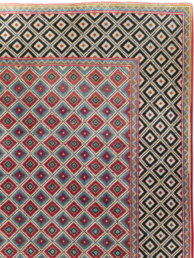 Vintage Persian Quom Small Room Size Carpet, No.30374 - Gsblank