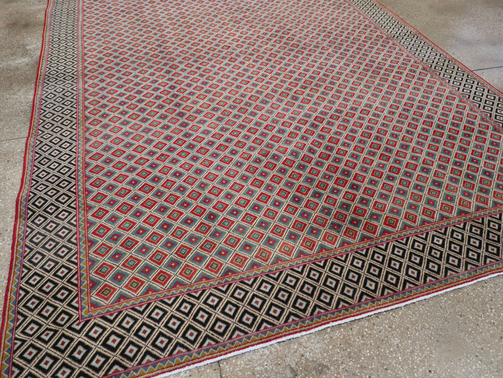 Vintage Persian Quom Small Room Size Carpet, No.30374 - Gsblank