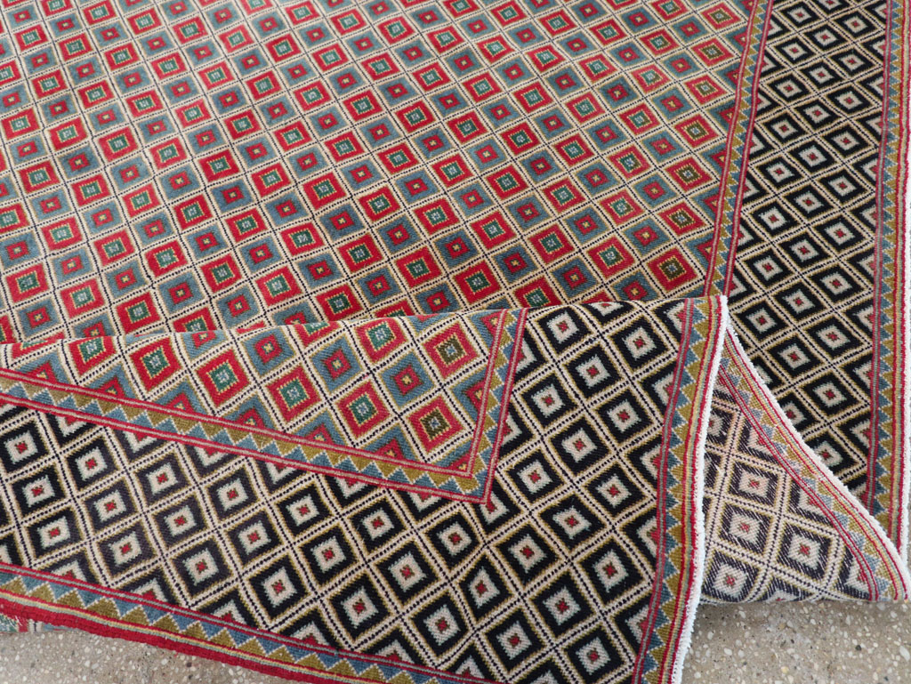 Vintage Persian Quom Small Room Size Carpet, No.30374 - Gsblank