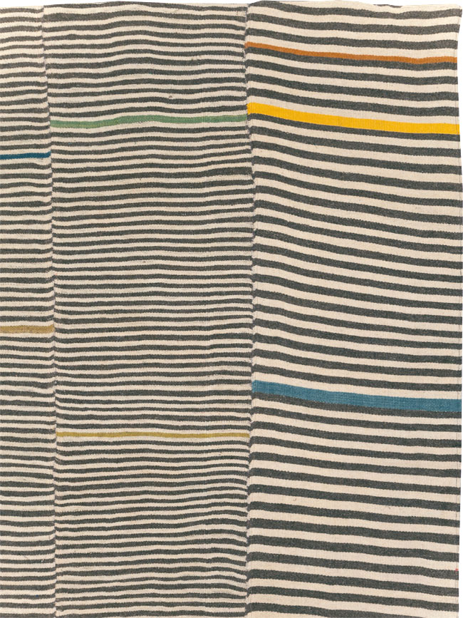 Contemporary Turkish Flatweave Kilim Room Size Carpet, No.30376 - Gsblank