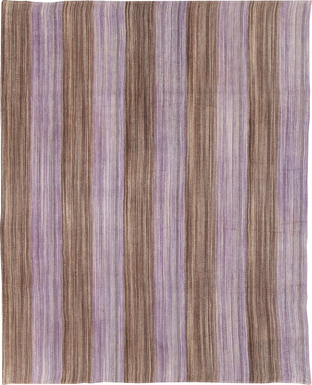 Contemporary Turkish Flatweave Kilim Small Room Size Carpet, No.30382 - Gsblank
