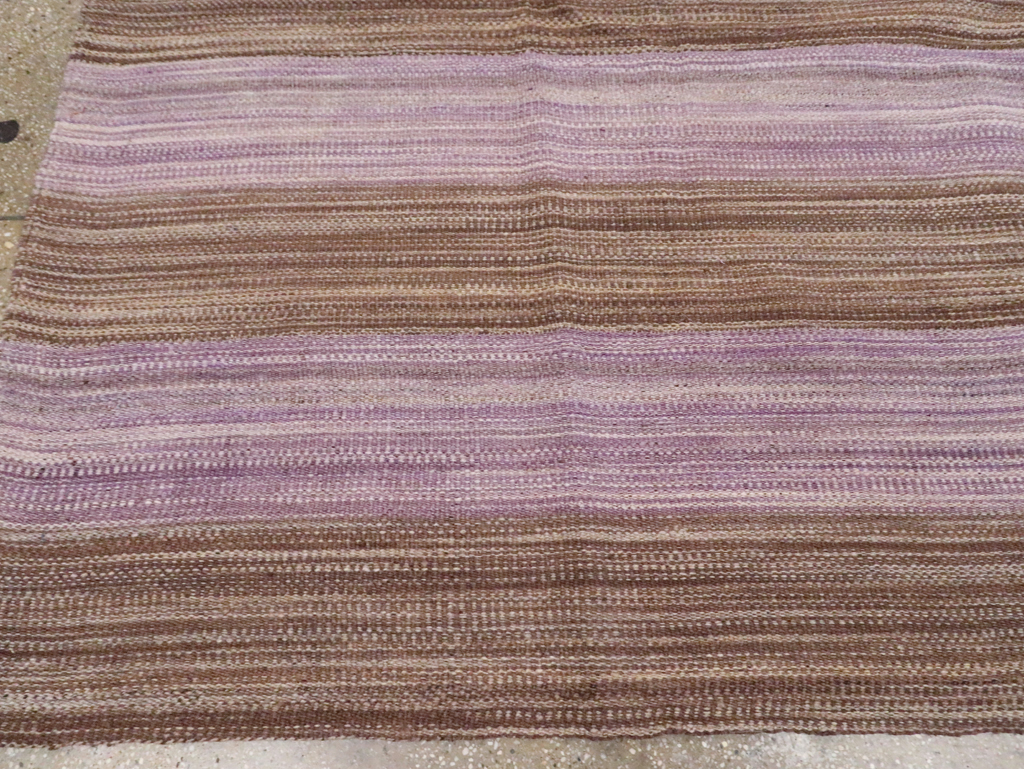 Contemporary Turkish Flatweave Kilim Small Room Size Carpet, No.30382 - Gsblank