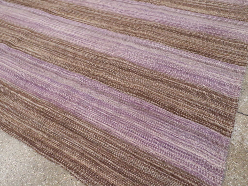 Contemporary Turkish Flatweave Kilim Small Room Size Carpet, No.30382 - Gsblank