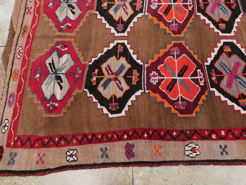 Vintage Turkish Anatolian Small Room Size Carpet, No.30390 - Gsblank