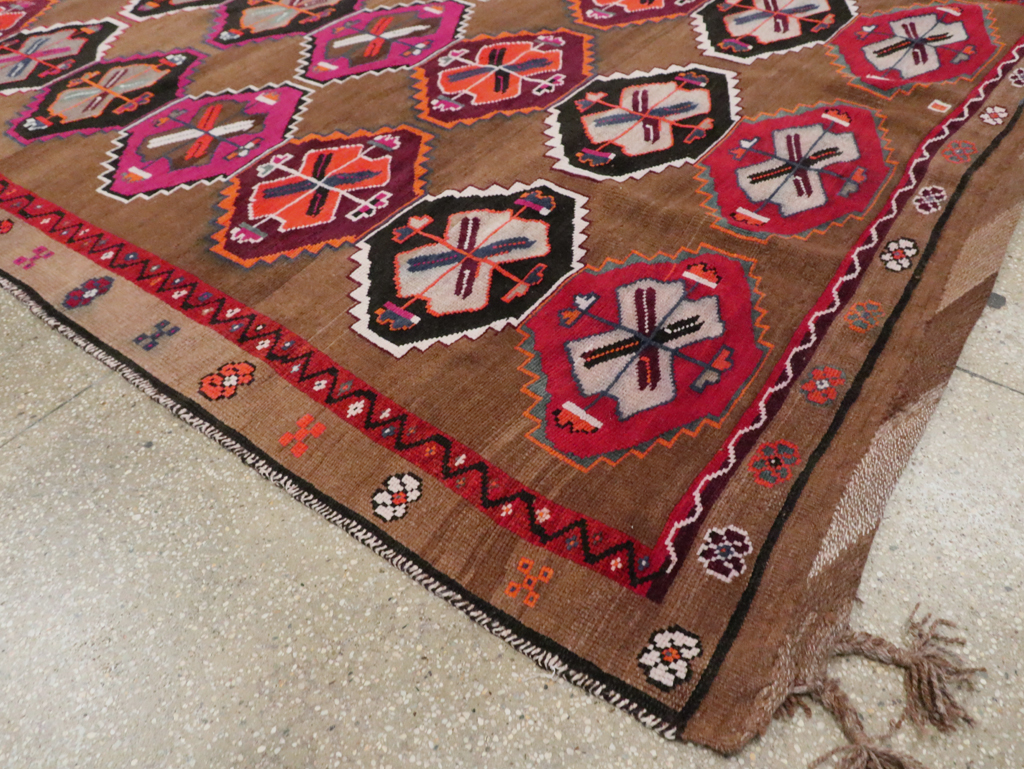 Vintage Turkish Anatolian Small Room Size Carpet, No.30390 - Gsblank
