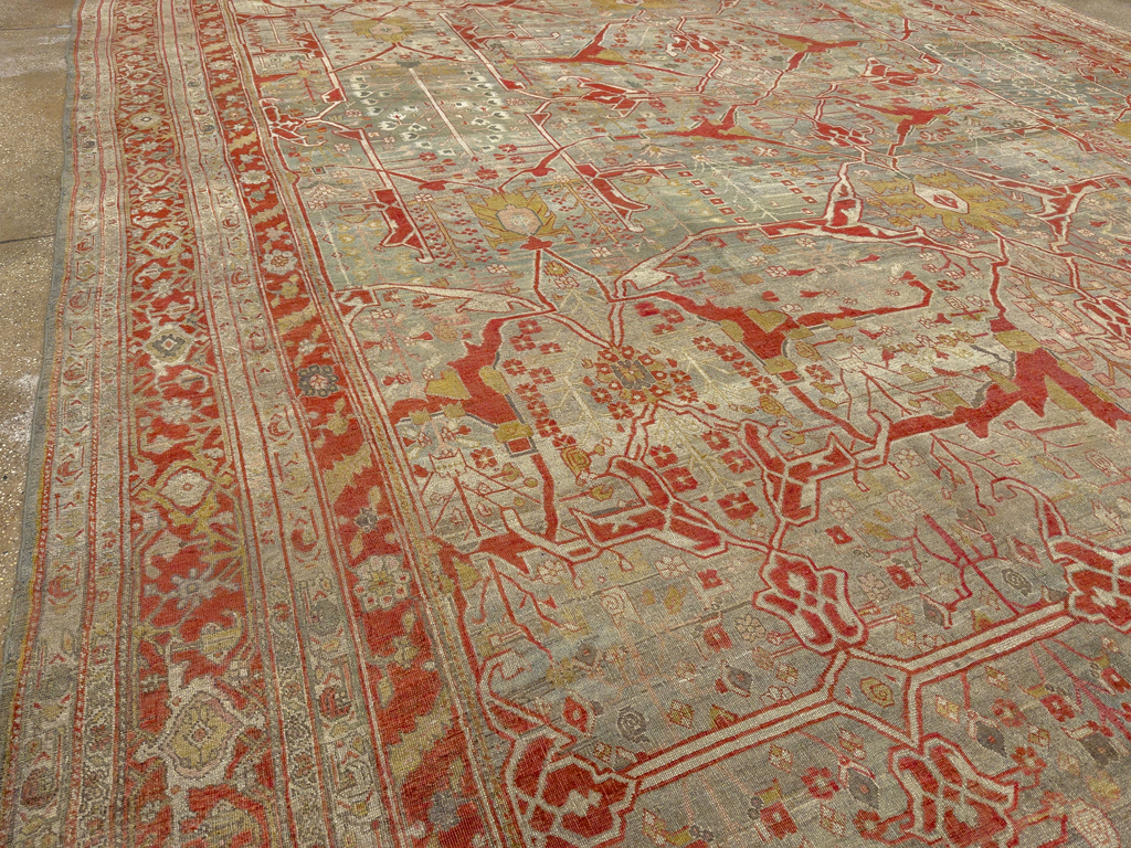Antique Persian Bidjar Oversize Carpet, No.30394 - Gsblank