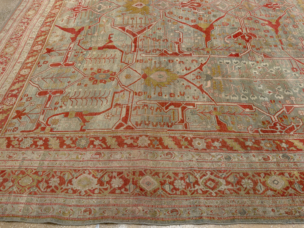 Antique Persian Bidjar Oversize Carpet, No.30394 - Gsblank