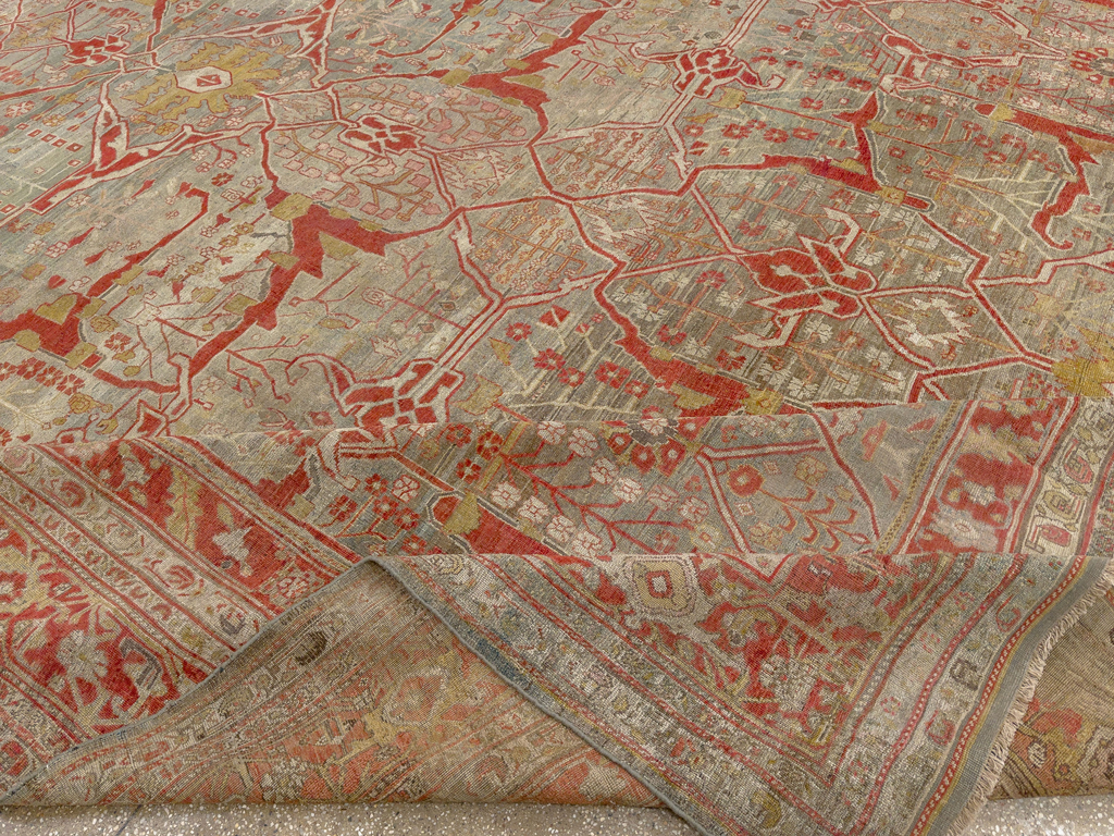 Antique Persian Bidjar Oversize Carpet, No.30394 - Gsblank