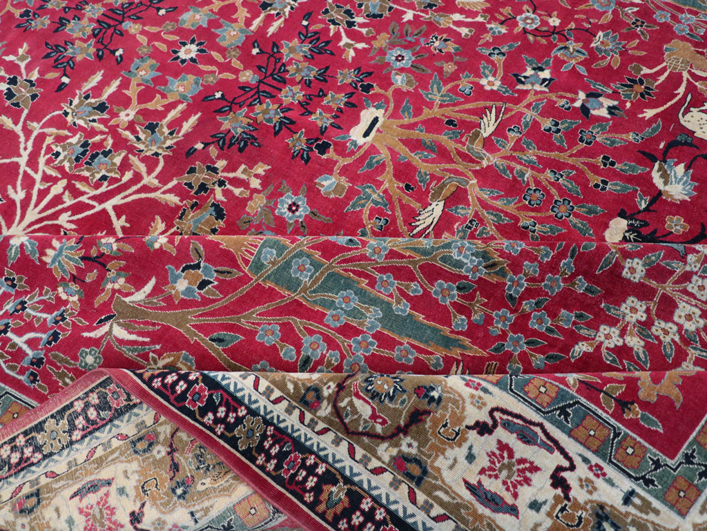 Vintage Indian Lahore Room Size Carpet, No.30396 - Gsblank