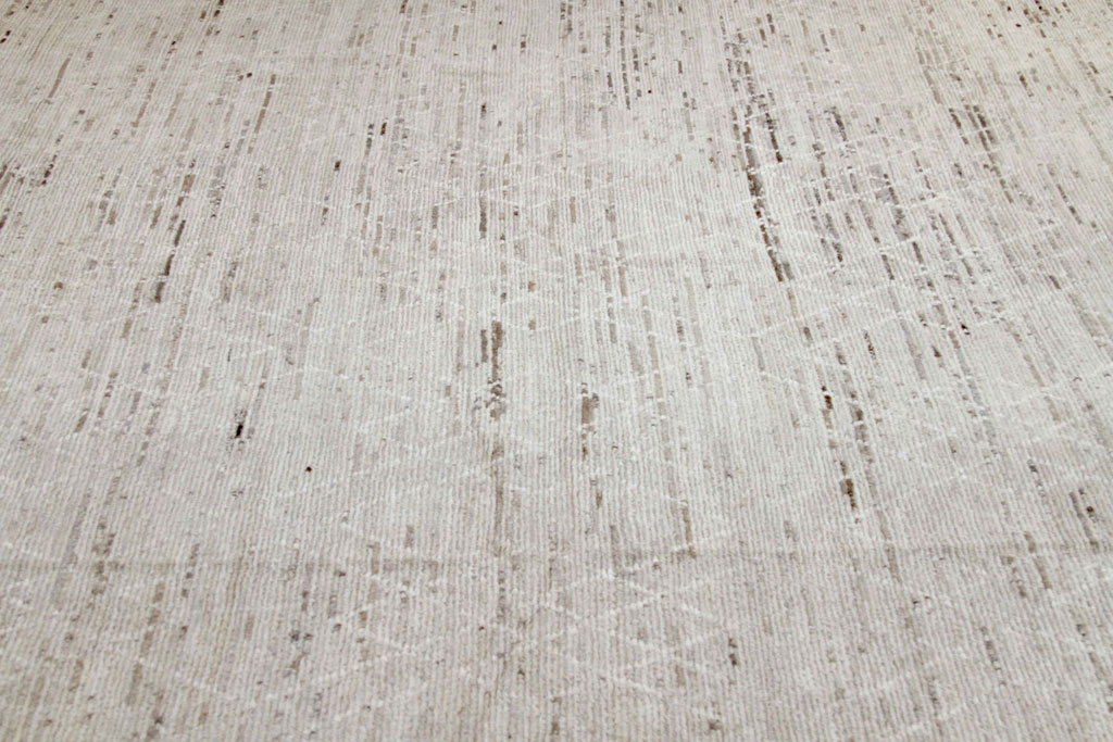 Contemporary Moroccan Room Size Carpet, No.30397 - Gsblank