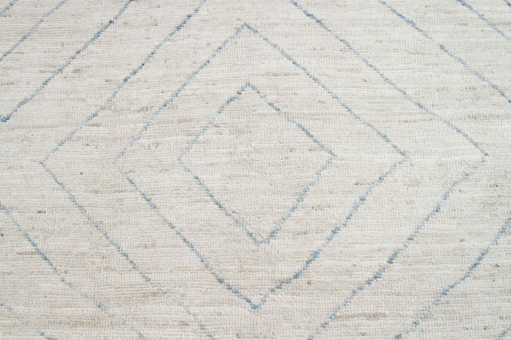 Contemporary Moroccan Room Size Carpet, No.30398 - Gsblank