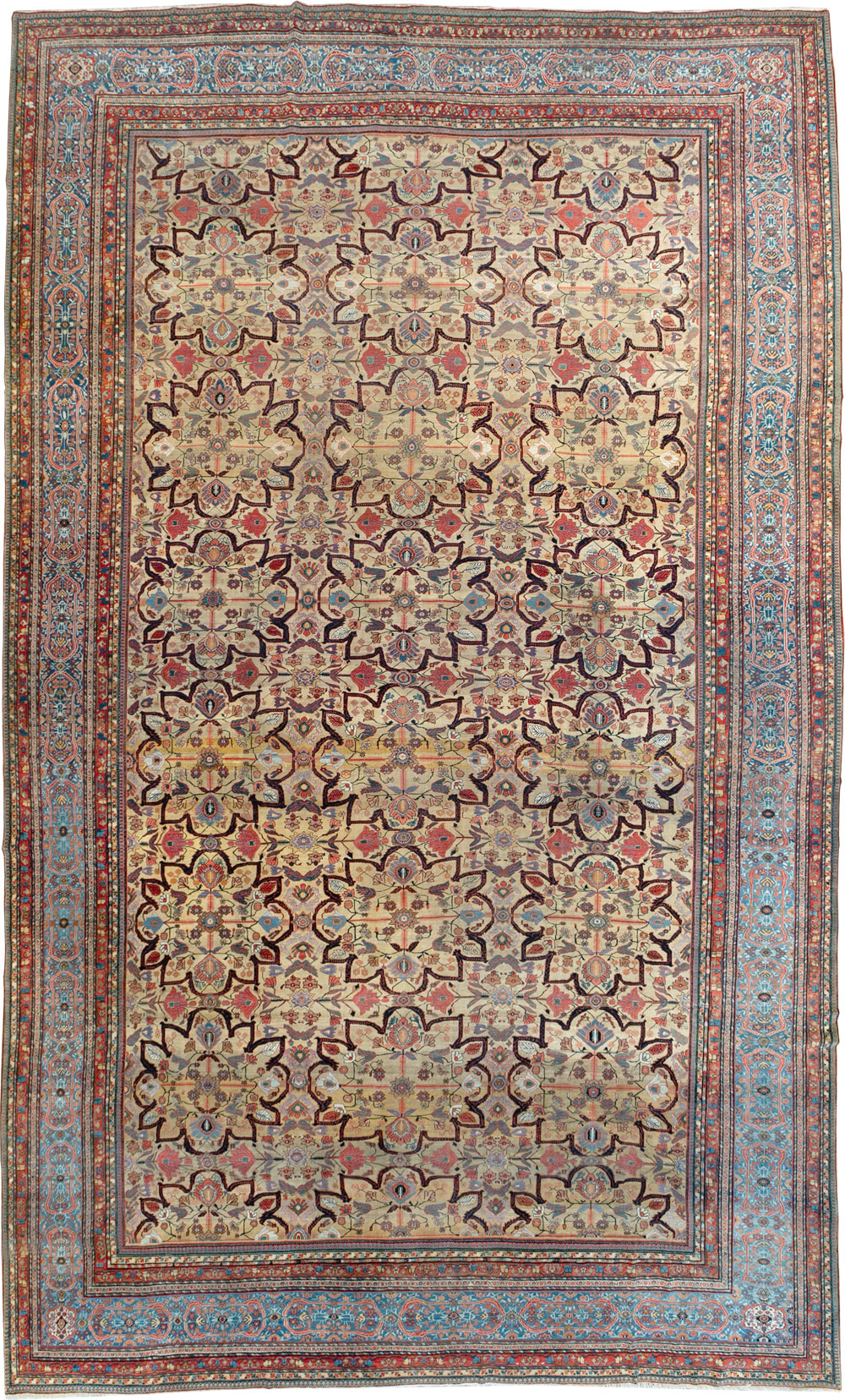 Antique Sarouk Fereghan Carpet, No.30399 - Gsblank