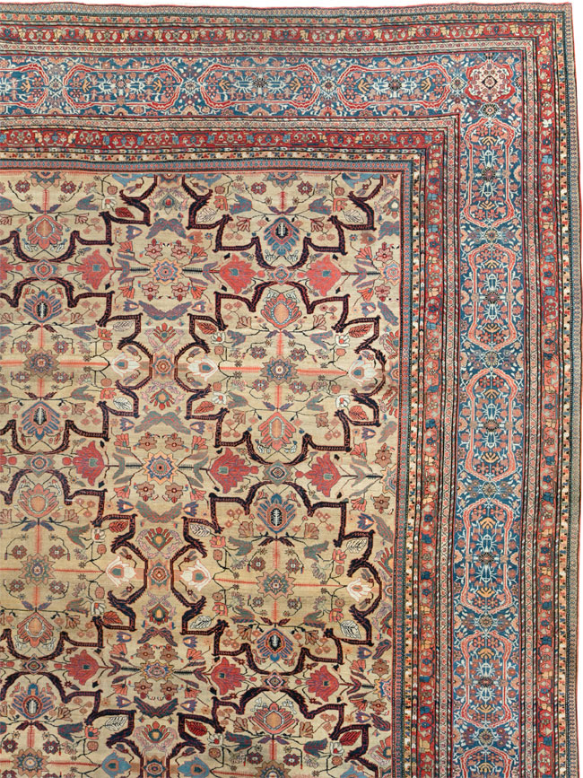 Antique Sarouk Fereghan Carpet, No.30399 - Gsblank