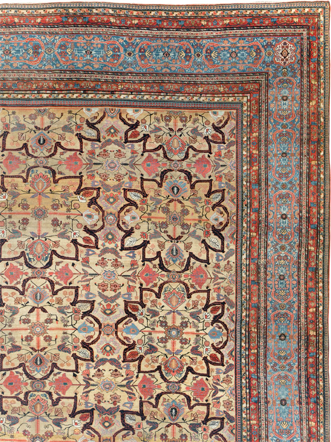 Antique Sarouk Fereghan Carpet, No.30399 - Gsblank