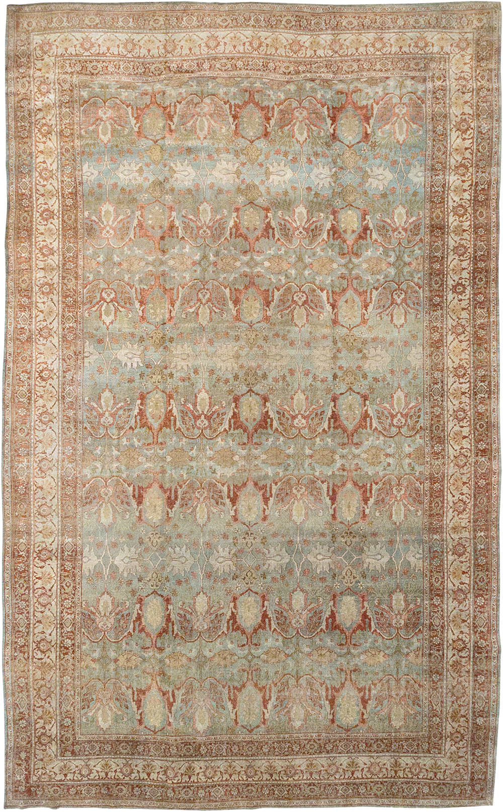 Antique Persian Bidjar Oversize Carpet, No.30402 - Gsblank
