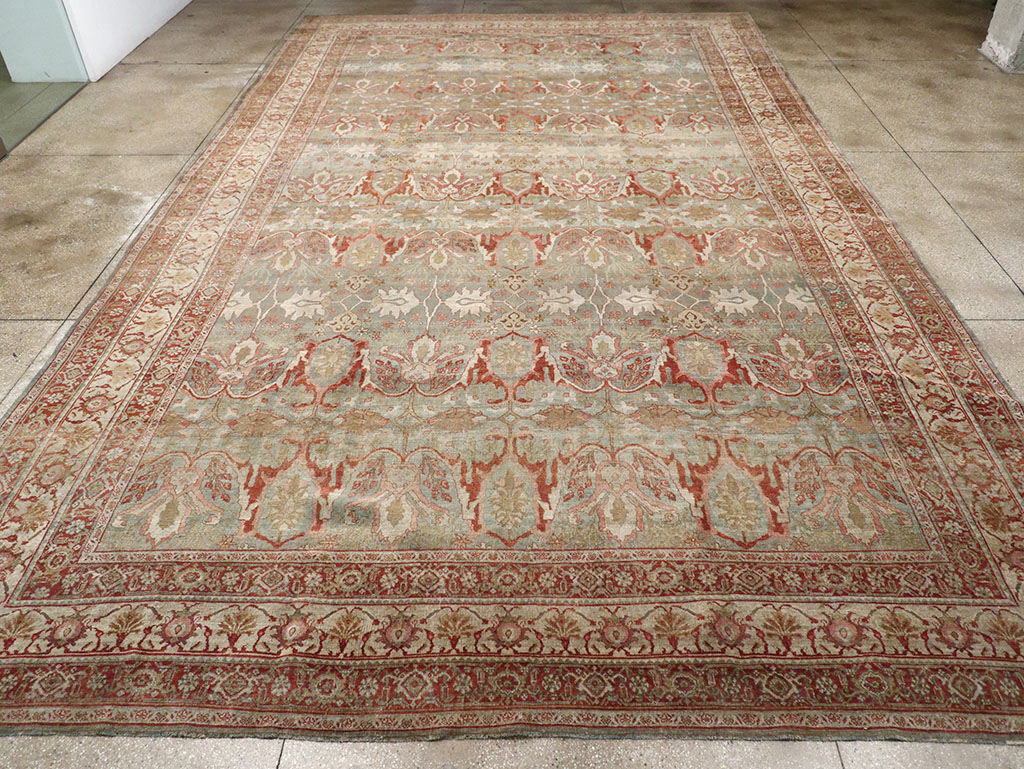 Antique Persian Bidjar Oversize Carpet, No.30402 - Gsblank