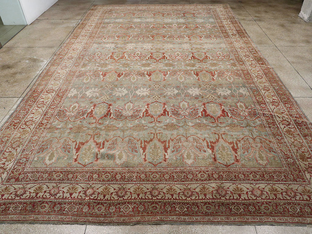 Antique Persian Bidjar Oversize Carpet, No.30402 - Gsblank