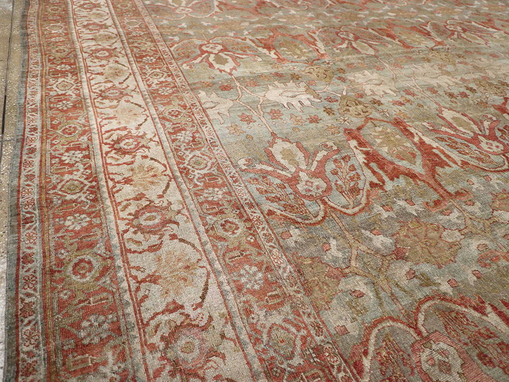 Antique Persian Bidjar Oversize Carpet, No.30402 - Gsblank