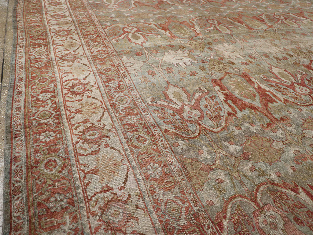 Antique Persian Bidjar Oversize Carpet, No.30402 - Gsblank