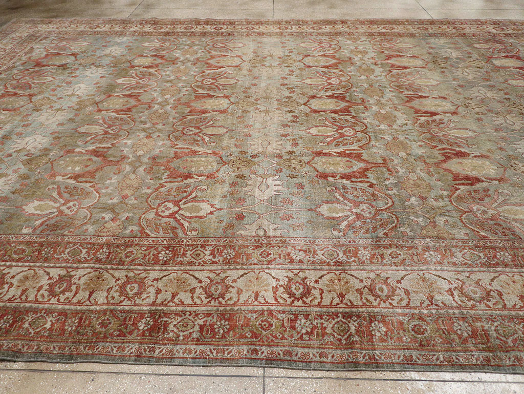 Antique Persian Bidjar Oversize Carpet, No.30402 - Gsblank